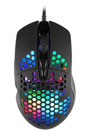 C-TECH herní myš Scarab, casual gaming, 7200 DPI, RGB podsvícení, USB
