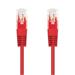 C-TECH Kabel patchcord Cat5e, UTP, červený, 0,25m