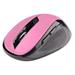C-TECH myš WLM-02P, růžová, bezdrátová, 1600DPI, 6 tlačítek, USB nano receiver