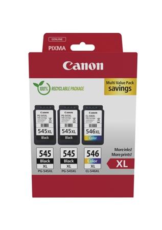 Canon cartridge PG-545XLx2/CL-546XL/Multipack / 2x black+Color / 2x15ml+1x13ml