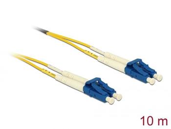Delock Optický kabel LC > LC Single mód OS2 10 m