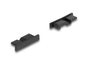Delock Prachová záslepka pro USB 3.0 Typ Micro-B samice samice bez uchopení 10 kusů černá