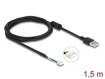 Delock Spojovací kabel rozhraní USB 2.0 pro 4 pinové kamerové moduly V7, 1,5 m