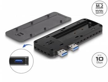 Delock USB 3.2 Gen 2 pouzdro pro PlayStation®5 se slotem M.2 NVMe - beznástrojový