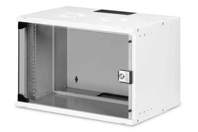 DIGITUS DN-49202 Nástěnná skříň 7U, SOHO PRO, nesmontovaná, 19", 370 x 540 x 400 mm, šedá (RAL 7035)