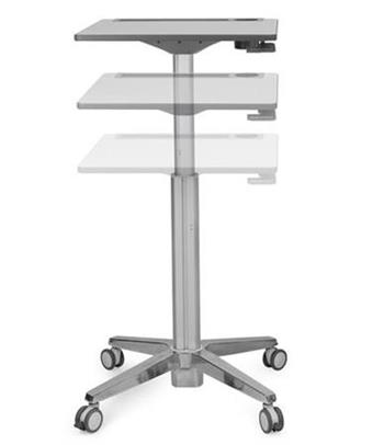 ERGOTRON LearnFit® Sit-Stand DeskMobile Student Desk, pracovní pojízdný stolek, k sezení i stání