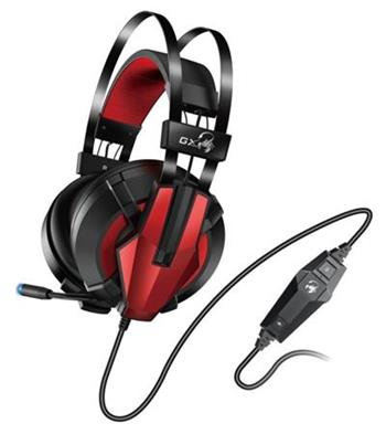 GENIUS GX GAMING HS-G710V Headset, herní, drátový, náhlavní, 7.1 virtuální zvuk, mikrofon, vibrace, USB