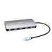 i-tec USB-C Metal Nano 3x Display Docking Station (2x DP, 1x HDMI) + Power Delivery 100 W