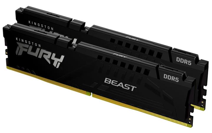 KINGSTON 16GB 6000MT/s DDR5 CL30 DIMM (Kit of 2) FURY Beast Black XMP