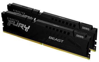KINGSTON 64GB 5200MT/s DDR5 CL40 DIMM (Kit of 2) FURY Beast Black XMP