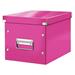 LEITZ Čtvercová krabice Click&Store, velikost M (A5), růžová