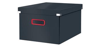 LEITZ Univerzální krabice Click&Store COSY, velikost M (A4), sametově šedá