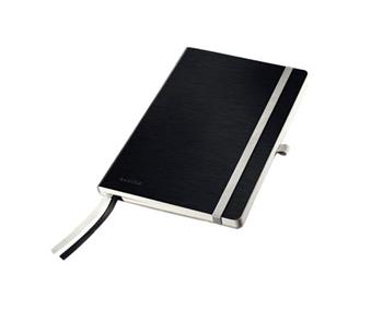 LEITZ Zápisník STYLE A5, měkké desky, čtverečkovaný, saténově černá