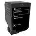 Lexmark CS720, CS725, CX725 Black Standard Yield Return Programme Toner Cartridge - 7 000 stran