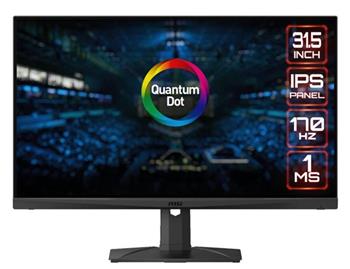 MSI Gaming monitor MAG321QR QD, 31,5"/2560 x 1440 /IPS, 170Hz/1ms/1200:1/350cd / m2 /2xHDMI/DP/USB-C/USB