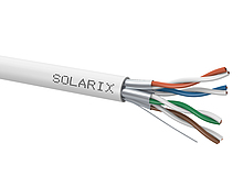 Solarix Instalační kabel CAT6A STP LSOH Dca s1 d2 a1 500m/cívka