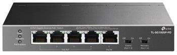 TP-Link TL-SG1005P-PD Switch 1x GLAN s PoE-in, 4x GLAN s PoE+ ( PoE extender switch až 250M _napájení 802.3bt)