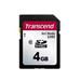 Transcend 4GB SDHC220I (Class 10) MLC průmyslová paměťová karta (SLC mode), 22MB/s R,20MB/s W, černá