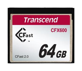 Transcend 64GB CFast 2.0 CFX600 paměťová karta (MLC)