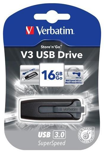 VERBATIM Store 'n' Go V3 16GB USB 3.0 černá